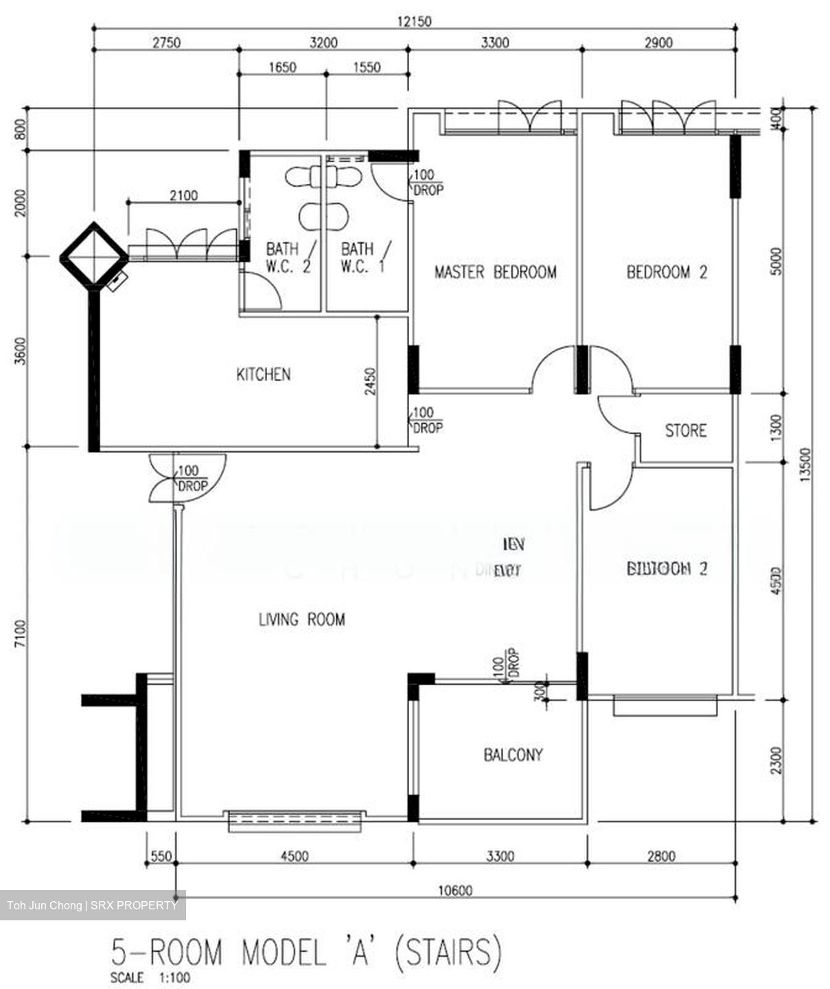 Blk 539 Jurong West Avenue 1 (Jurong West), HDB 5 Rooms #585088111